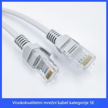 Cat5e nezaštićeni Ethernet patch kabel RJ-45, 100 Mbps, duljina 1–30 m