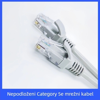 Cat5e nezaštićeni Ethernet patch kabel RJ-45, 100 Mbps, duljina 1–30 m