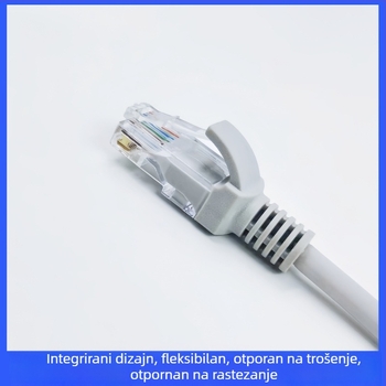Cat5e nezaštićeni Ethernet patch kabel RJ-45, 100 Mbps, duljina 1–30 m