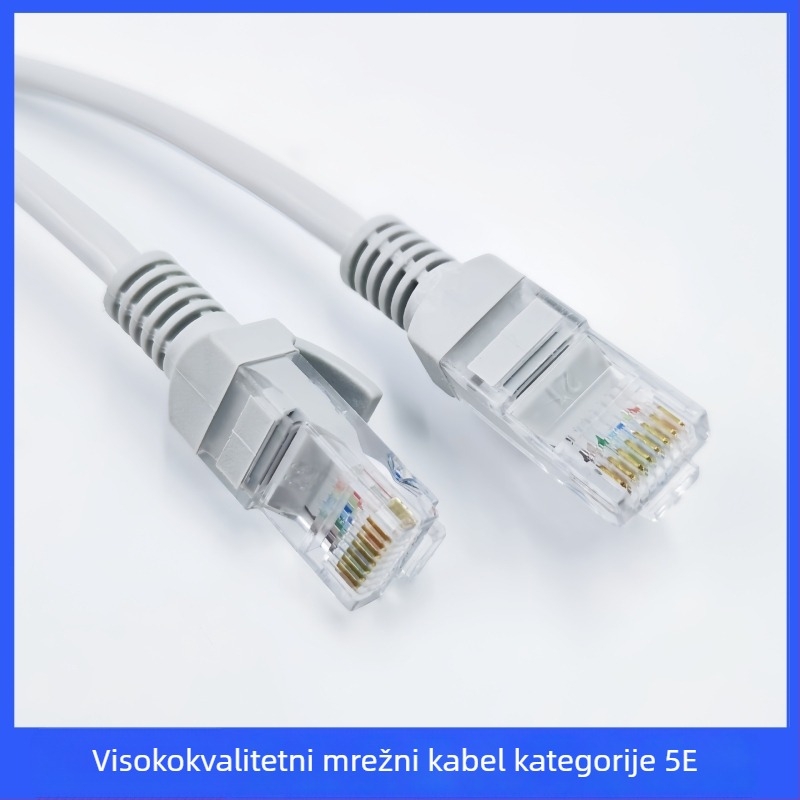 Cat5e nezaštićeni Ethernet patch kabel RJ-45, 100 Mbps, duljina 1–30 m