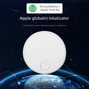 Apple Find My lokator, model BL005S, iOS kompatibilan, baterija CR23032, bežični domet 50 m