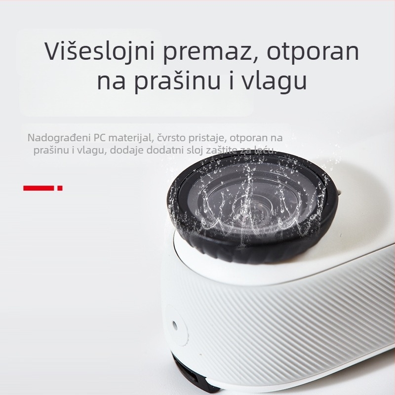 Zaštitno staklo objektiva za Insta360 GO 3S – anti-fog i anti-scratch optičko staklo; Marka Love xiaou; Modeli A-I3G3S-BHJ-GL / A-I3G3S-BHJ-PC; Kompatibilno s Insta360 GO; Materijal: staklo, plastika; Logo po narudžbi.