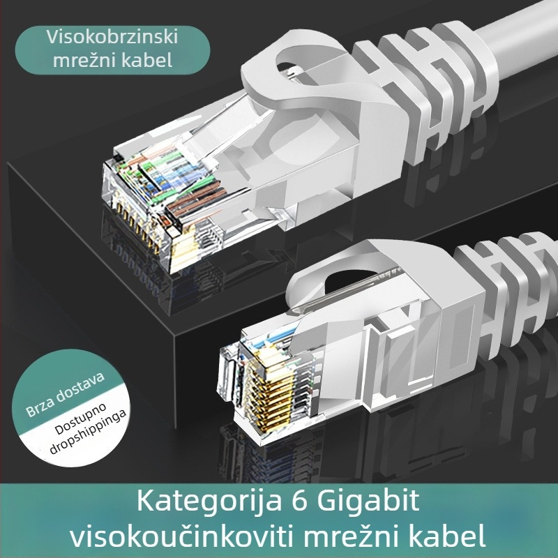 Cat6a nezaštićeni mrežni kabel, model W191C, promjer vodiča 4,0 mm, naprezanje 80, radna temperatura 20°C