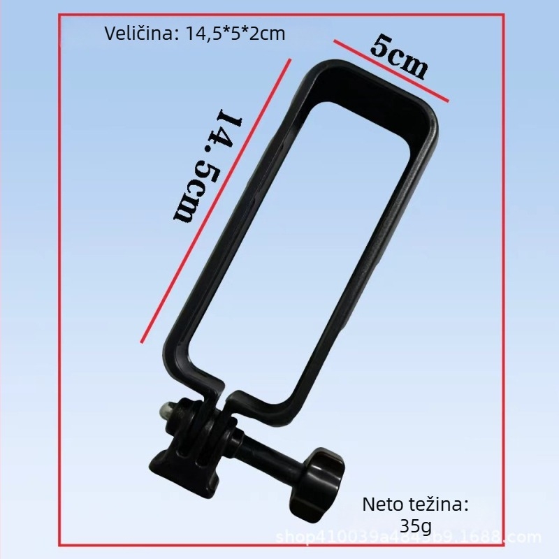 TOPLING plastični zaštitni okvir za Insta360 One X2/X3 – kavez za panoramsku akcijsku kameru, kompatibilan s One X2/X3, mogućnost tiskanja logotipa.