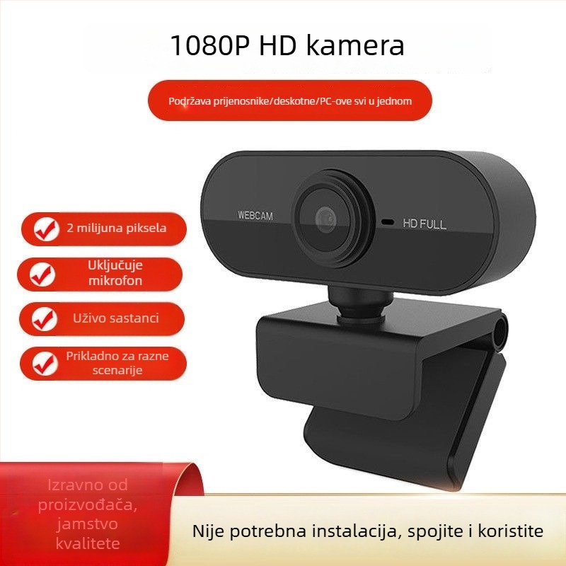 2K USB 2.0 PTZ kamera za stolna računala, bez upravljača, videokonferencije i online nastava