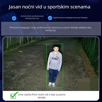 Seetong vanjska sigurnosna kamera s bojanim noćnim vidom, 1080P HD