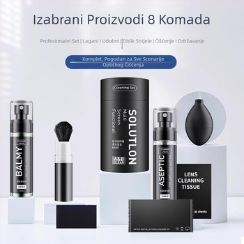 Všestrani set za čišćenje tipkovnice, mobitela, LCD zaslona i kamera – sadrži površinske aktivne tvari i čistu vodu; OEM obrada; tiskano logotip