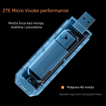 Xinxun 4G USB prenosni Wi‑Fi 6 hotspot za kuću i automobil, bežični širokopojasni internet s izravnim spojem na računalo