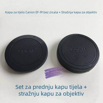 Prednja i stražnja kapica za Canon EF-M bajonet, za tijela M6II/M5/M50 – OEM obrada