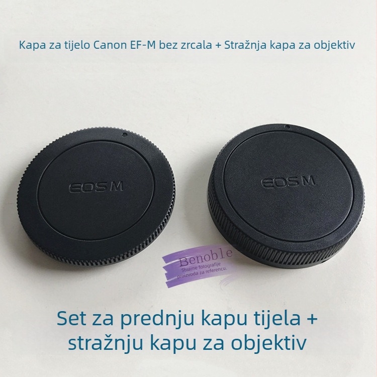 Prednja i stražnja kapica za Canon EF-M bajonet, za tijela M6II/M5/M50 – OEM obrada