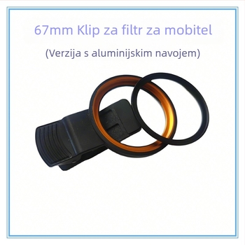 Klip filtra za mobitel – 67 mm polarizator, univerzalna kompatibilnost s većinom pametnih telefona
