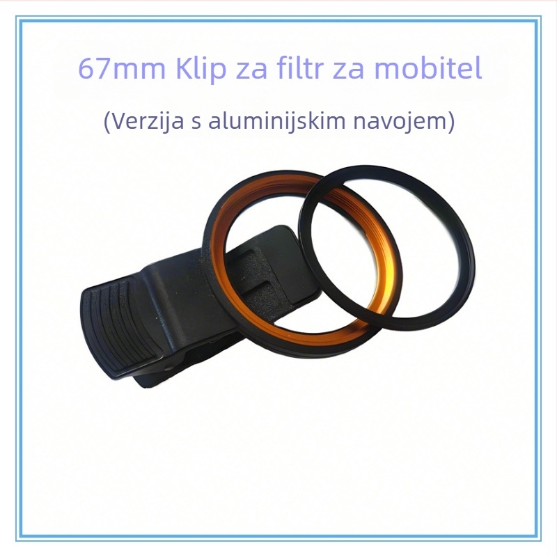 Klip filtra za mobitel – 67 mm polarizator, univerzalna kompatibilnost s većinom pametnih telefona