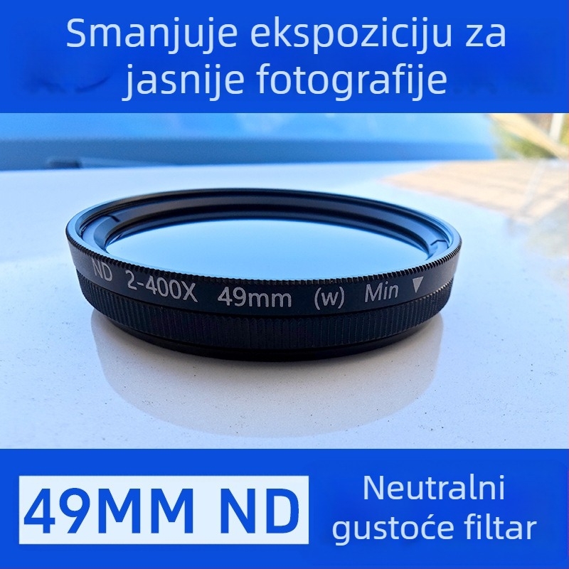 Demaxi Univerzalni ND filter ND2-400, podesivi, smanjuje svjetlost za pametne telefone, anti-laser