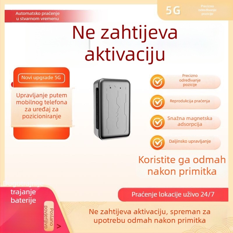 Auto lokator s Beidou GPS pozicioniranjem, snažan magnetski nosač, precizan lokator vozila