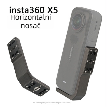 Insta360 X5 držač za horizontalno i vertikalno snimanje, magnetsko brzo otpuštanje ACE sučelje, Kompatibilno s Insta360 X5/X4/X3, Materijal: Ppa