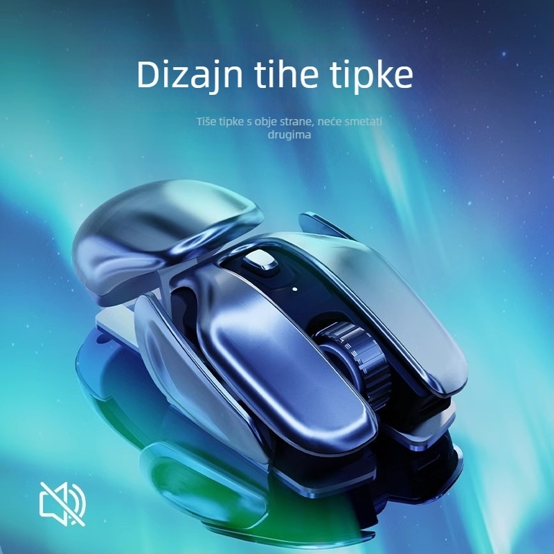 Pioneer Q6 bežična miša, 2.4G USB, 1600 DPI