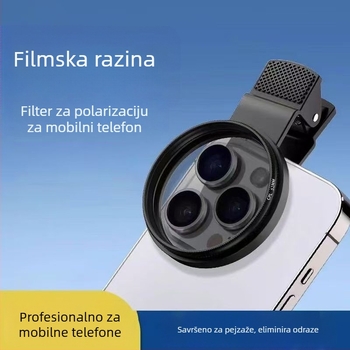 Podešeni CPL polarizator za mobilne fotografije i pejzaže s ND filterom, univerzalna kompatibilnost