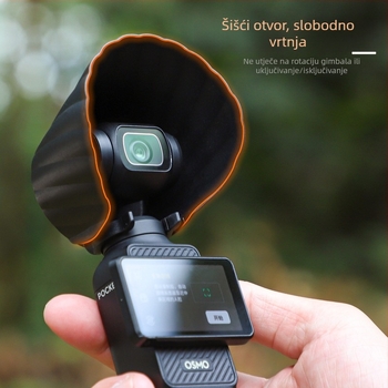 Parasolar za objektiv i zaštita gimbala za Osmo Pocket 3 - Op3-zg765, Kompatibilno Osmo Pocket 3, Materijal: Plastika