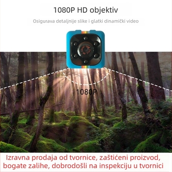 CS02 vodootporna sportska kamera, 1080p HD, izravno povezivanje Wi‑Fi hotspot, MP4 format, TF kartica, 60 minuta baterija