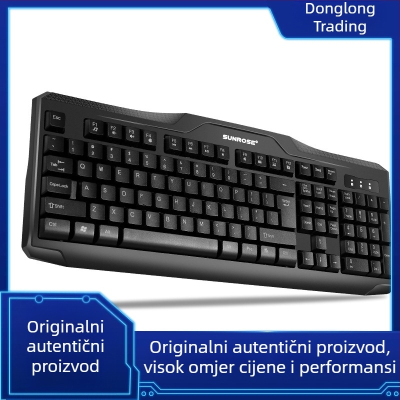 Sunrose FA-T26 žični set tipkovnice i miša, USB optički 1000dpi, kabel 1,5 m, težina 2 kg