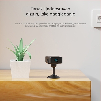 Unutarnja HD sigurnosna kamera s IR noćnim vidom, 2K rezolucija, 2.4 mm objektiv, minimalno osvjetljenje 0.001 luks, detekcija pokreta, IR domet 6–8 m