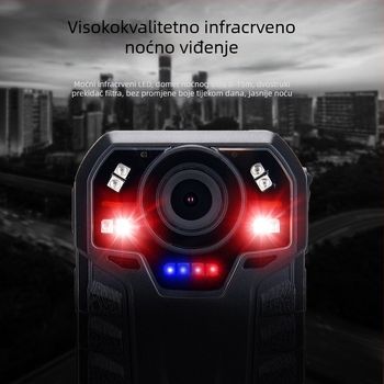 Policijska kamera za nošenje na tijelo, 4K, otporna na eksplozije, 10x optički zum