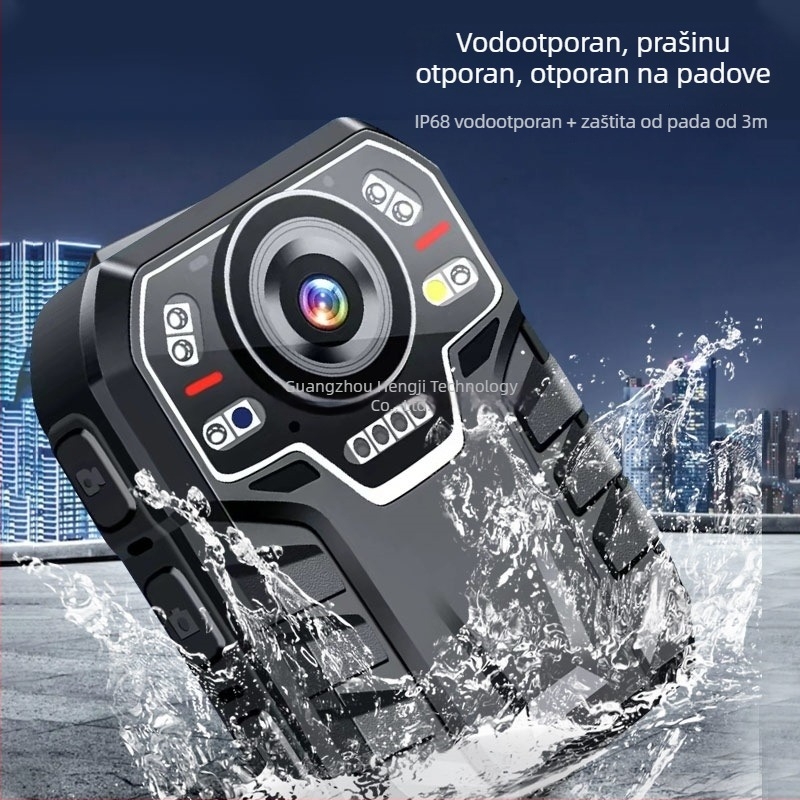 Policijska kamera za nošenje na tijelo, 4K, otporna na eksplozije, 10x optički zum