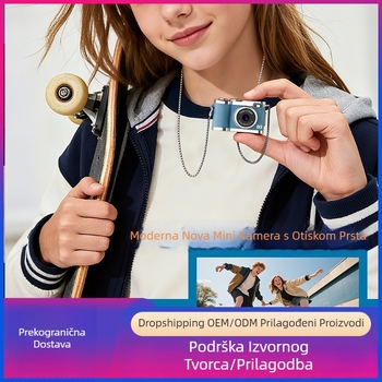 Mini digitalni fotoaparat u retro stilu, prijenosni za fotografije i videe, model G2, TF memorija, LCD 0.96'', ABS kućište, trajanje baterije ~2 sata, raspon piksela 500