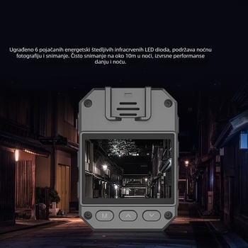 HD ručna videokamera s 10x optičkim zumom, 1080p snimanje, CMOS senzor, elektronička stabilizacija slike, noćni snimak