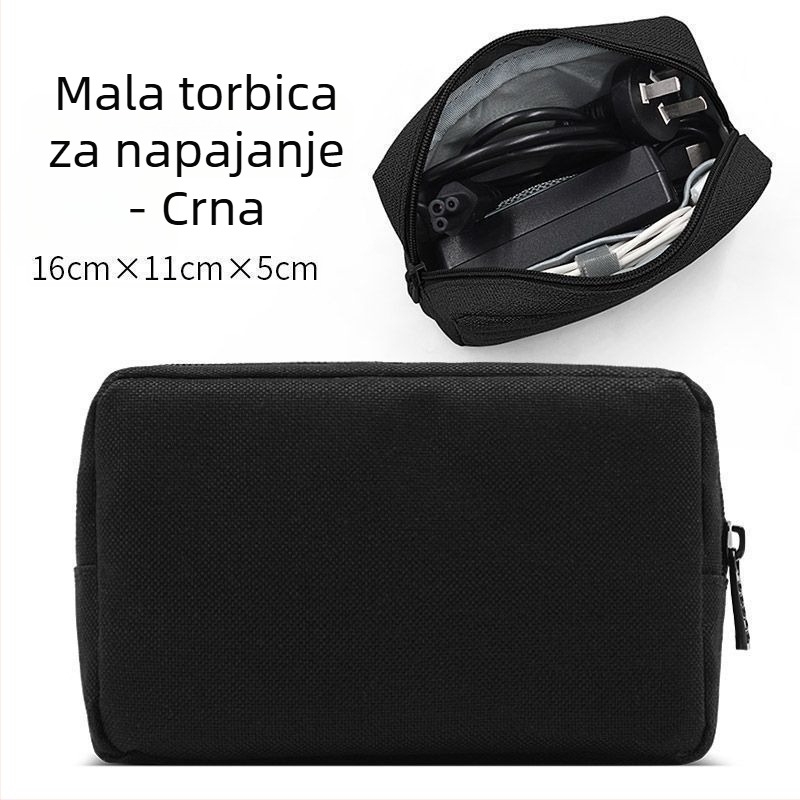 Torba za pohranu kablova La-98002 PU, ručna torba, višefunkcionalna, putna i pohrana kozmetike