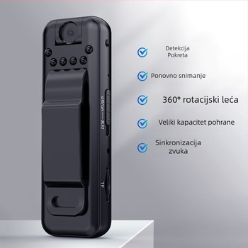 Video kamera D1 CMOS 1080p Noćno vidjenje MicroSD kartica