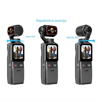 L19 akcijska kamera: protuvibracijska stabilizacija, vodootporna i otporna na prašinu, 4K sportska kamera s dodirnim LCD-om od 1,69 inča i do 7 sati trajanja baterije