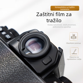 AR anti-reflektivni film za vizir kamere Fuji X-T50 / X-T30 II / X-S20 — AR elektroplating proces anti-refleksije, Marka Dongguan Yisi