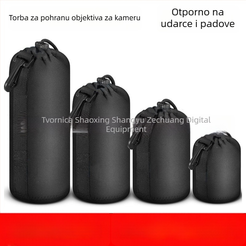 Torba za objektiv DSLR, vodootporan materijal za ronjenje, univerzalna kompatibilnost, Neutral brend, izdanje 2022