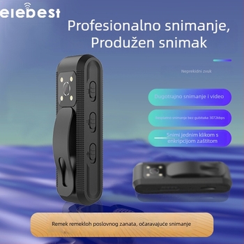 Prijenosna sportska kamera s audio snimanjem, 720p HD video, noćni vid, 1,5 inčni LCD, 10x zum