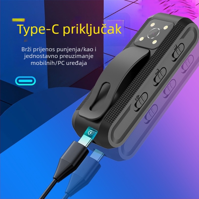 Prijenosna sportska kamera s audio snimanjem, 720p HD video, noćni vid, 1,5 inčni LCD, 10x zum