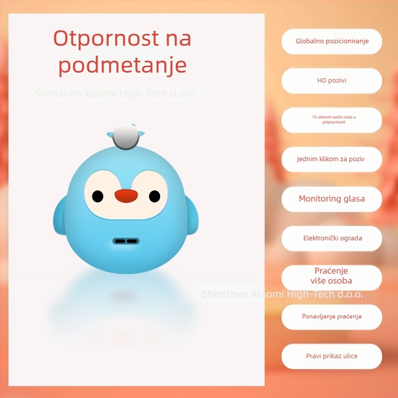 4G GPS tracker s Beidou za djecu i starije — protiv otmice, praćenje u stvarnom vremenu, alarmni režimi: vibracija, SOS, geozona