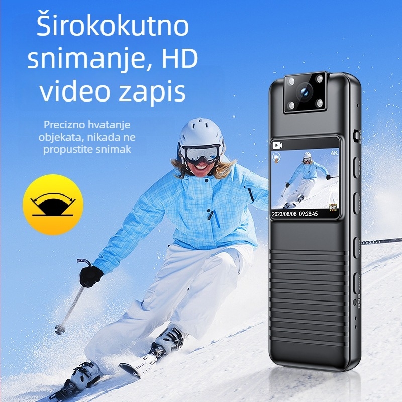Yushton A70 akcijska kamera s 1,3-inčnim LCD zaslonom, 5 MP, TF kartica, ABS kućište, 8-sat trajanje baterije