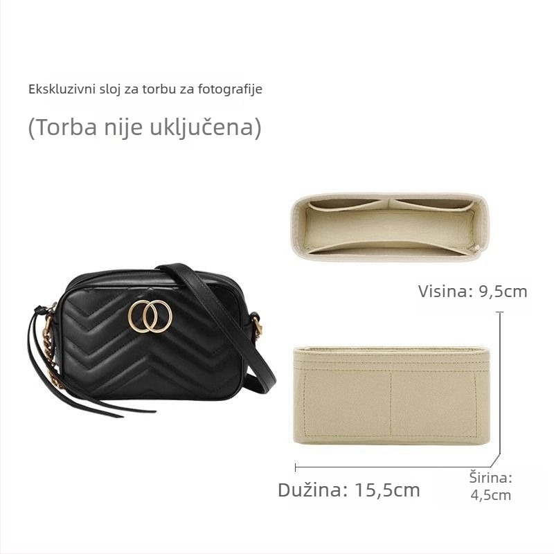 Filcni unutarnji umetak za torbicu kamere Tiger Head od G, Mini — sprječava deformaciju