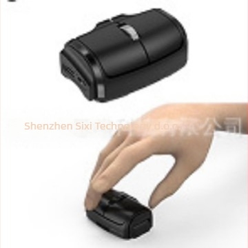 Miš za prsten – Dvostruki način 2,4G i Bluetooth, Mini bežični miš, 1000dpi, Četverostruki kotačić, Punjiva, Kompatibilan s prijenosnikom