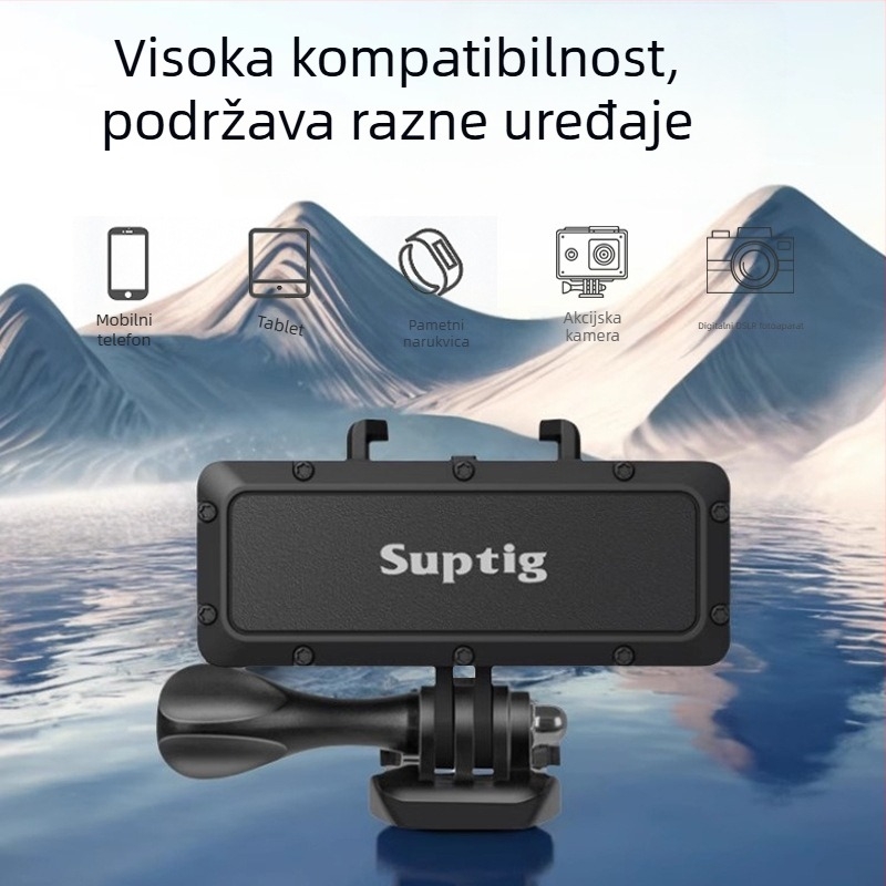 Punjač baterija SUPTIG RSX-438 za GoPro, DJI, Canon, Sony i pametne telefone – vatrootporan materijal ABS+PC
