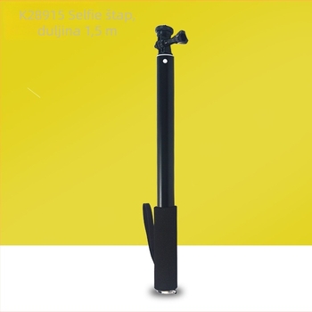 Selfie štapić s rasvjetom – 5-sekcijski aluminijski legura, DP1.5 model, Diyamei, nosivost 2–5 kg, prenosni držač za auto