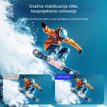 Držač za vrat za tijelo-nosenu kameru za snimanje iz prve osobe s fleksibilnom rotacijom (Brend: Law Enforcement No. 1; Model: Neck Stand)