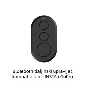 YOCTOP Vlog daljinsko upravljanje selfie štapom za Insta360 – Kompatibilno s X2/X3/X4/X5 GO3 Ace; Materijal: plastika