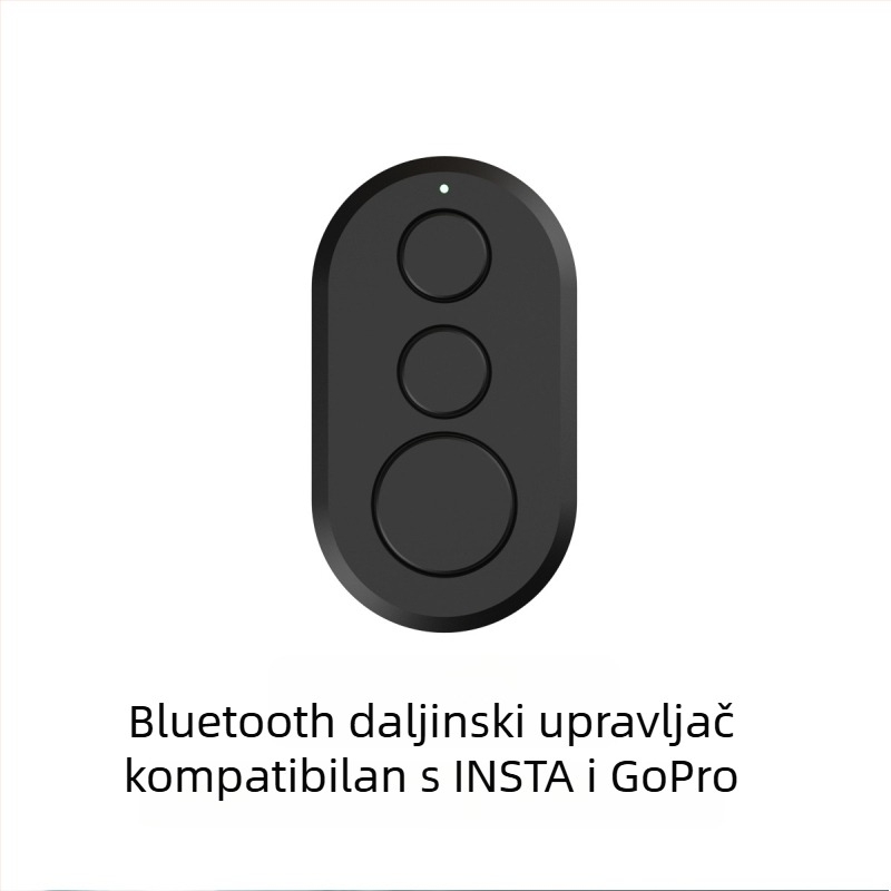 YOCTOP Vlog daljinsko upravljanje selfie štapom za Insta360 – Kompatibilno s X2/X3/X4/X5 GO3 Ace; Materijal: plastika