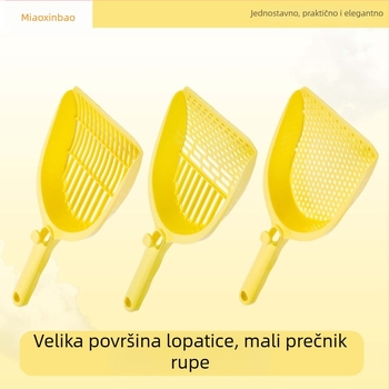 Lopatica za mačji pijesak s finom mrežom, Materijal PP, Za posudu za mačji pijesak, Nije uvezeno, Sjeverna Amerika