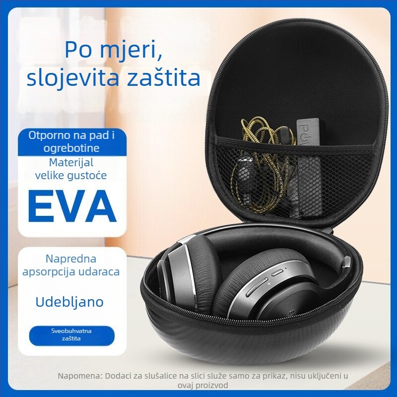 Torba za slušalice Lt-eb012, EVA materijal, oblik ručne torbe, organiziranje, moderna jednostavnost (Lt-eb012 • EVA • ručna torba • organiziranje • moderna jednostavnost)