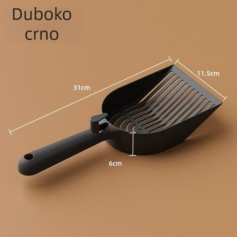 Plastična lopatica za mačji stelj za bentonitni pijesak, s finim otvorima, 60 komada u kutiji