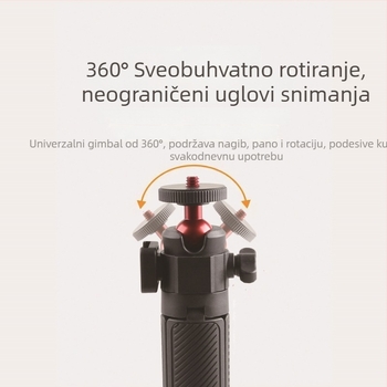 Szyi Ac40 Ručni gimbal stativ — aluminijska legura + silikon, za akcijske kamere
