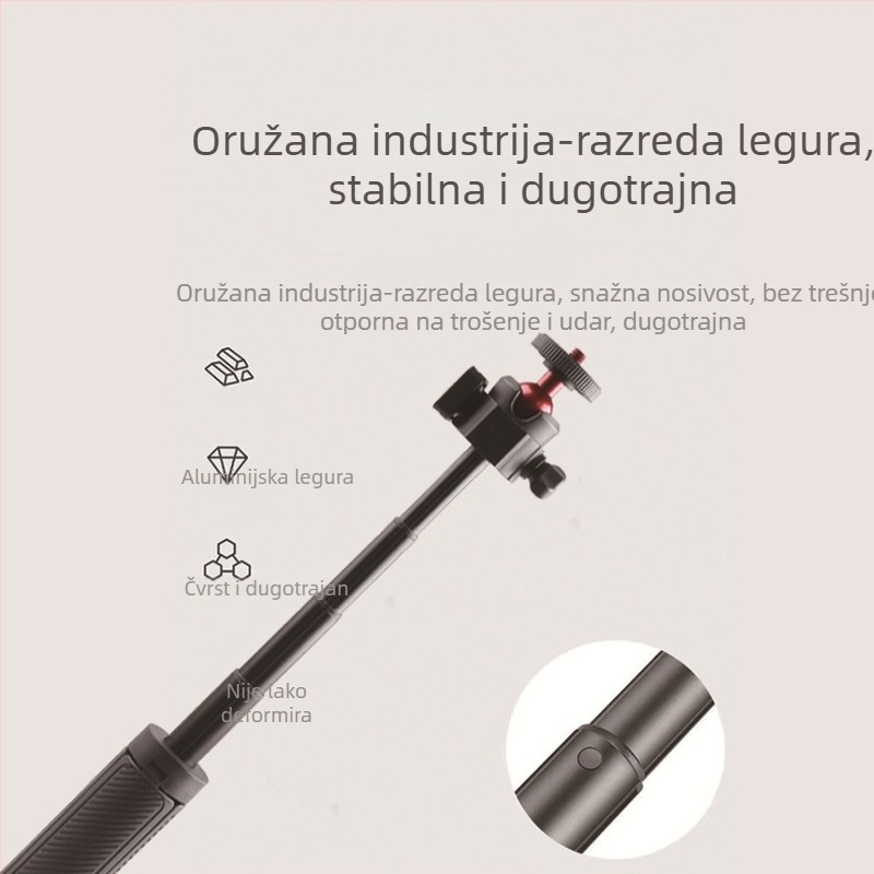 Szyi Ac40 Ručni gimbal stativ — aluminijska legura + silikon, za akcijske kamere